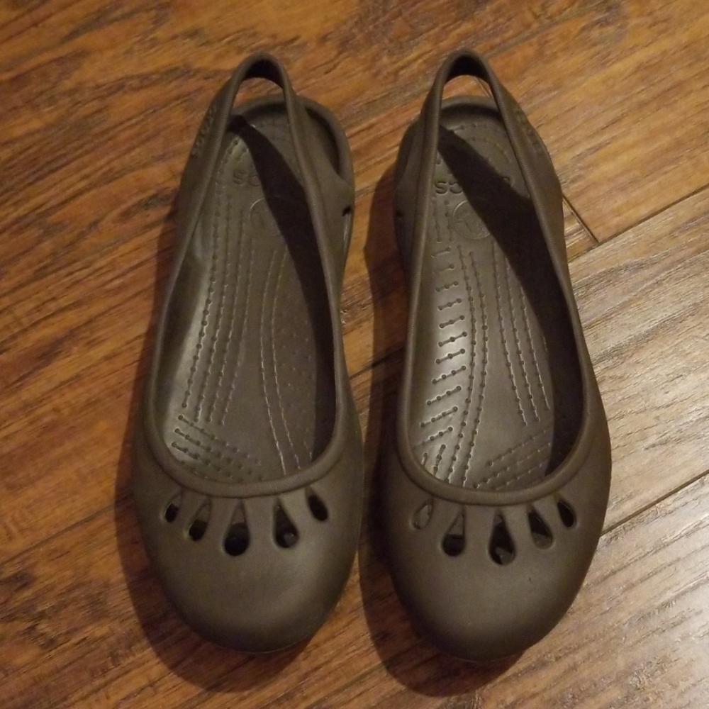 Crocs new women's Kadee Slingback size 10, brown